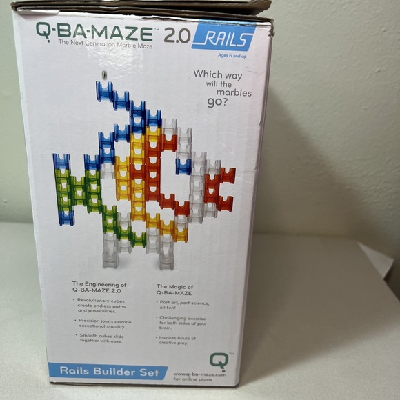 Q-Ba-Maze Marble 2.0 - Rails Builder Set missing OnePiece Of 114 pieces - Picture 11 of 14
